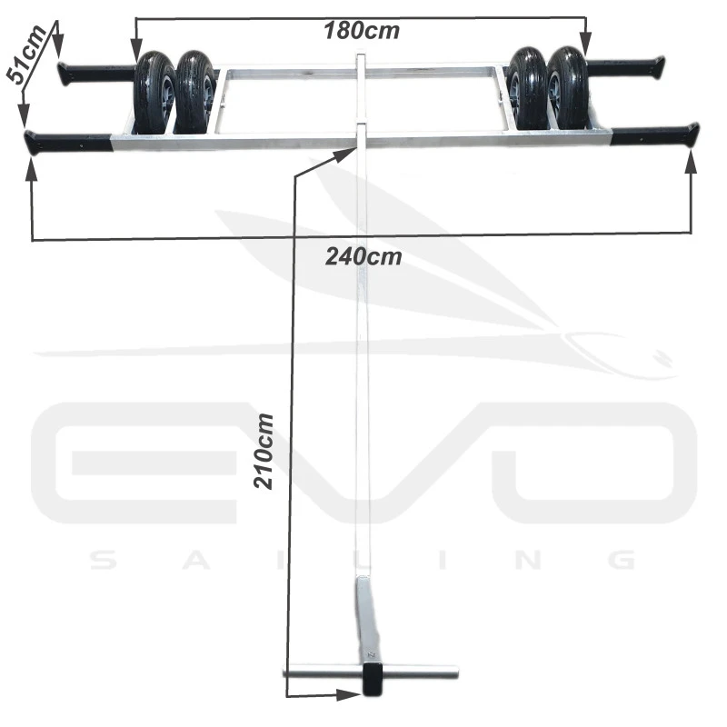 Chariot De Mise à L'eau Hobie Cat 16 2 Chariot De Mise à L'eau Hobie Cat 16 – Image 2