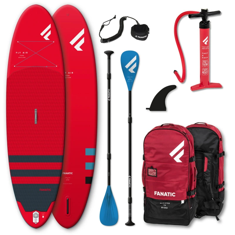 PADDLE GONFLABLE FANATIC FLY AIR 9.8 PURE ROUGE 1 PADDLE GONFLABLE FANATIC FLY AIR 9.8 PURE ROUGE